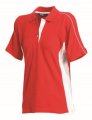 Finden & Hales Women's sports polo Red/ White