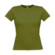 Dames T-shirts B&C Exact 150 Women Only Moss Green