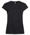 Dames T-shirt Clique Fashion Top 029005 Zwart