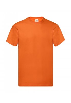 Goedkope Oranje T-shirt Fruit of the Loom Original T