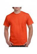Goedkope Oranje Heren T-shirt Gildan