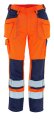 MASCOT® SAFE COMPETE Timmermanbroeken; Werkbroeken; Hi-vis broeken; Broeken; Hi-Vis werkkleding hi-vis oranje/marine