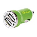Dual USB CarCharger groen