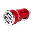 Dual USB CarCharger rood