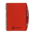 NoteBook A5 notitieboek transparant rood