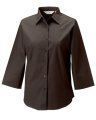 Dames blouse 3-4 mouw Russell 946F chocolate