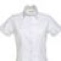 Dames blouse korte mouw Kustom Kit KK360 wit