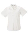 Dames blouse korte mouw Russell 919F wit