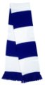 Supporters sjaal Result R146X royal blue-wit