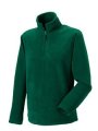 Fleece Sweater Adult's Quarter zip Russel 8740M bottle green