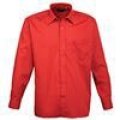 Horeca Overhemden Heren Premier PR200 red