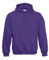 Hooded Sweater B&C purple