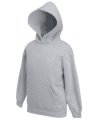 Kinder Hooded sweaters Fruit of the Loom Heather Grey