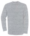 Sweater Open Hem B&C heather grey