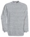 Sweater B&C set in heather grey
