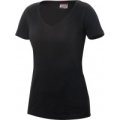 Dames T-shirt V hals Clique Arden 029318 black