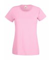 Goedkope Dames T-shirts fruit of the loom value weight 61-372-0 light pink