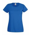 Goedkope Dames T-shirts fruit of the loom value weight 61-372-0 royal blue
