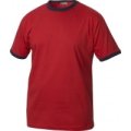 Heren T-shirt Clique Nome 029314 red- navy