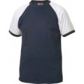 Heren T-shirt Clique Raglan-T 029326 navy-white