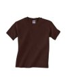 T-shirt Kids unisex Heavy Youth Gildan 5000B dark chocolate