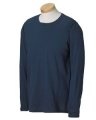 T-shirts, lange mouw, Gildan Mens Soft Style Long Sleeve Tee 64400, navy