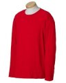 T-shirts, lange mouw, Gildan Mens Soft Style Long Sleeve Tee 64400, rood