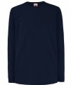 T-shirts lange mouw Fruit of the Loom 61-038-0 deep navy