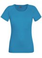 Dames Sportshirt FOTL Lady fit 61-392-0 azure blue