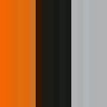 Sportshirt Voetbal Proact PA436 oranje-zwart-grey