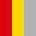 Sportshirt Voetbal Proact PA436 rood-geel-grey