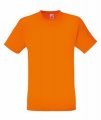 T-shirts Fruit of the Loom Full Cut oranje