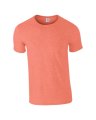 T-shirts Gildan Ring Spun 64000 heather oranje