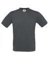 T-shirts V hals B&C exact TU006 dark grey