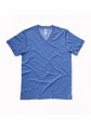 T-shirts V hals Bella 3415 blue-triblend