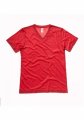 T-shirts V hals Bella 3415 red-triblend
